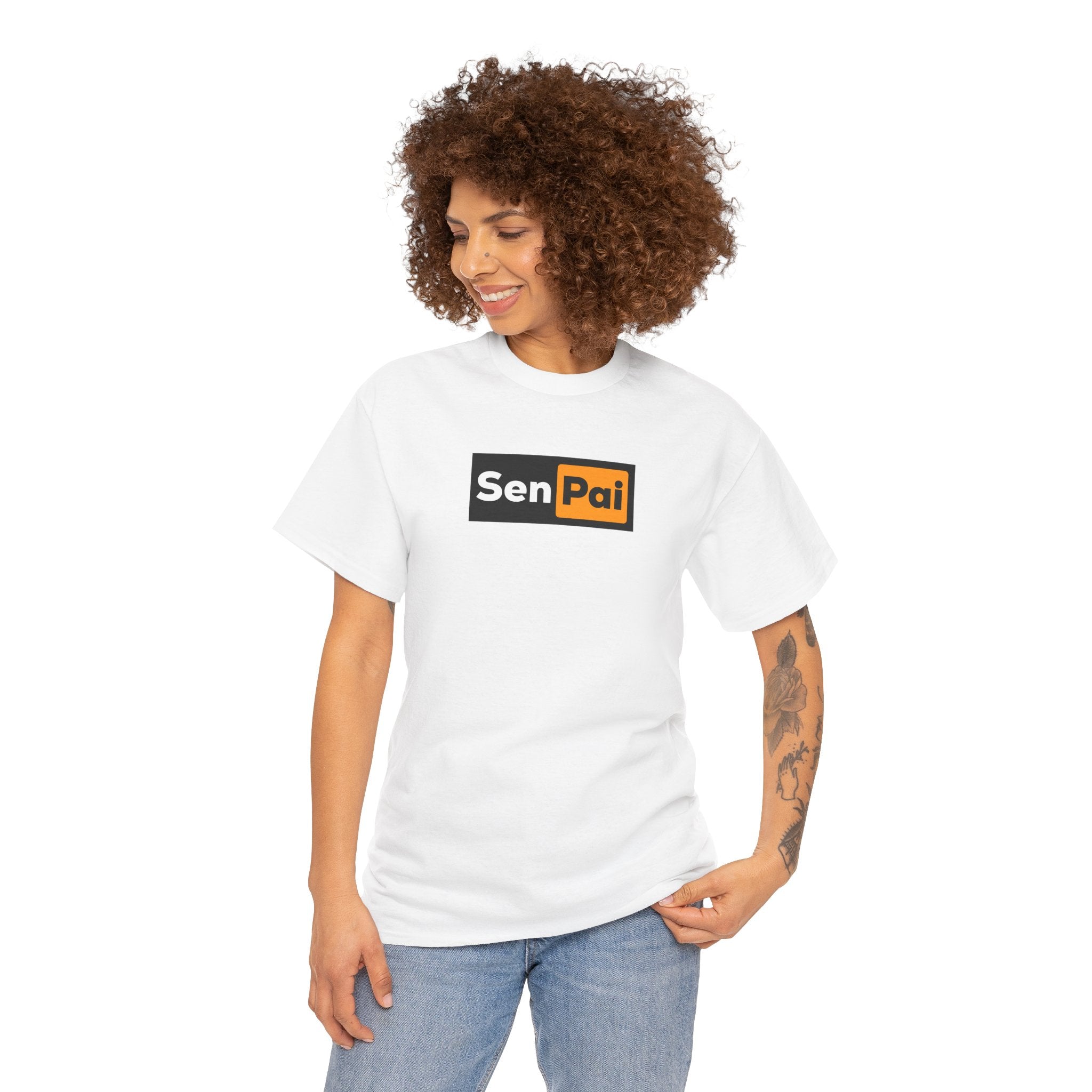 Senpai T-Shirt — Anime-Inspired Retro Box Tee