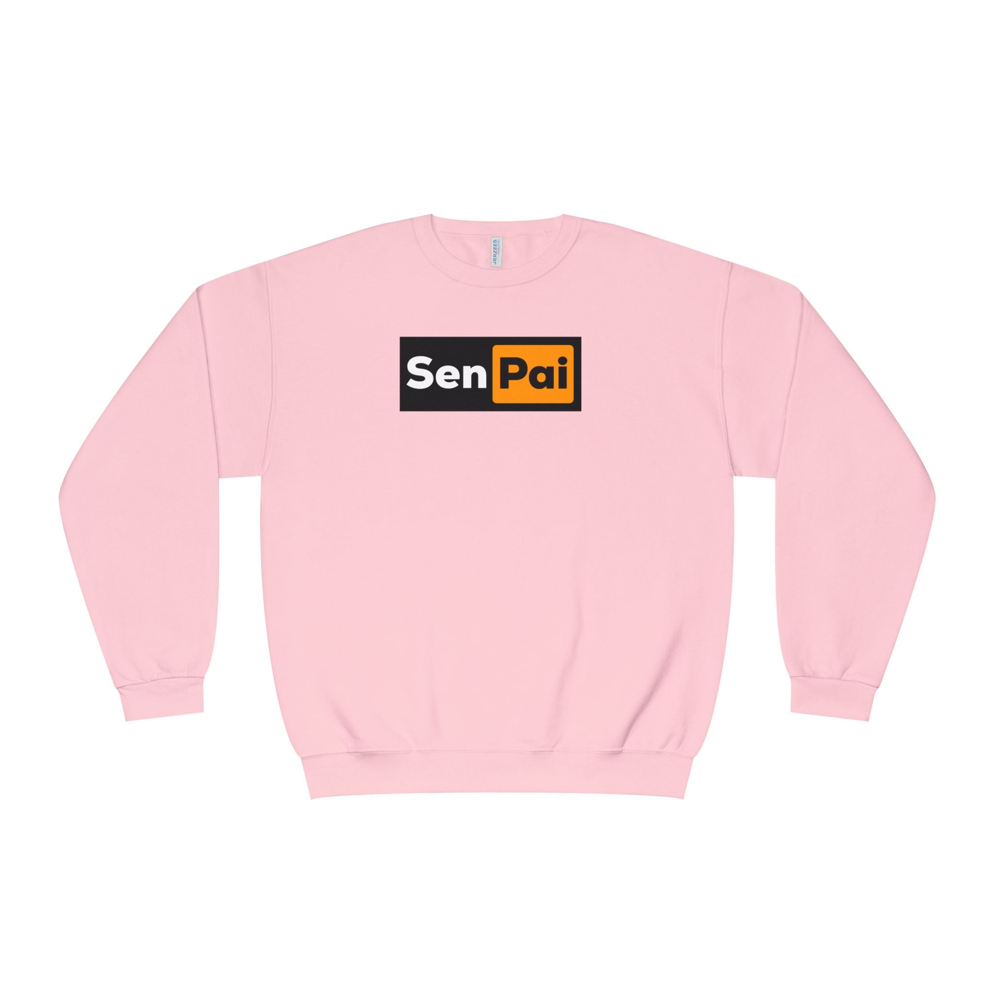 Senpai Crewneck Sweatshirt — Anime-Inspired Parody Graphic Sweatshirt