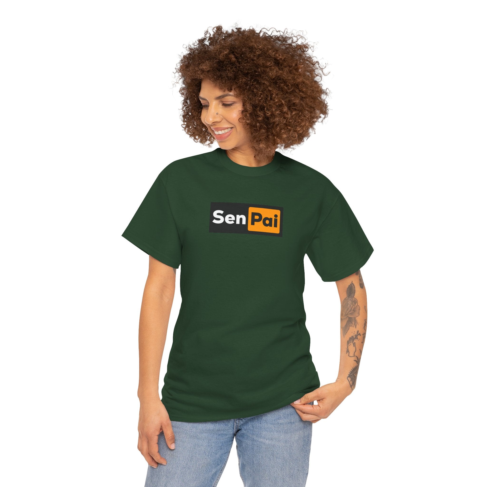Senpai T-Shirt — Anime-Inspired Retro Box Tee