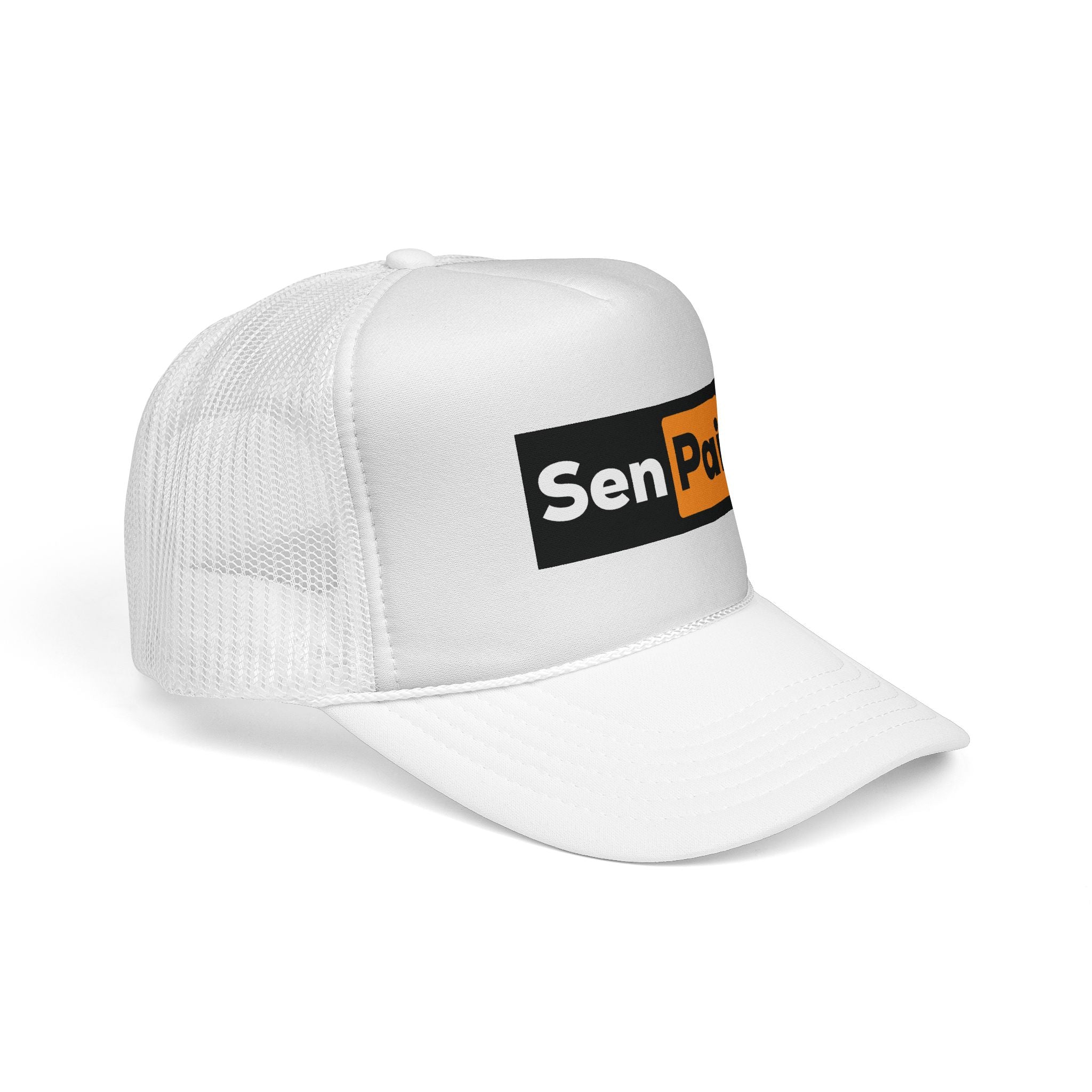 Senpai Trucker Cap – Retro Anime-Inspired Mesh Hat