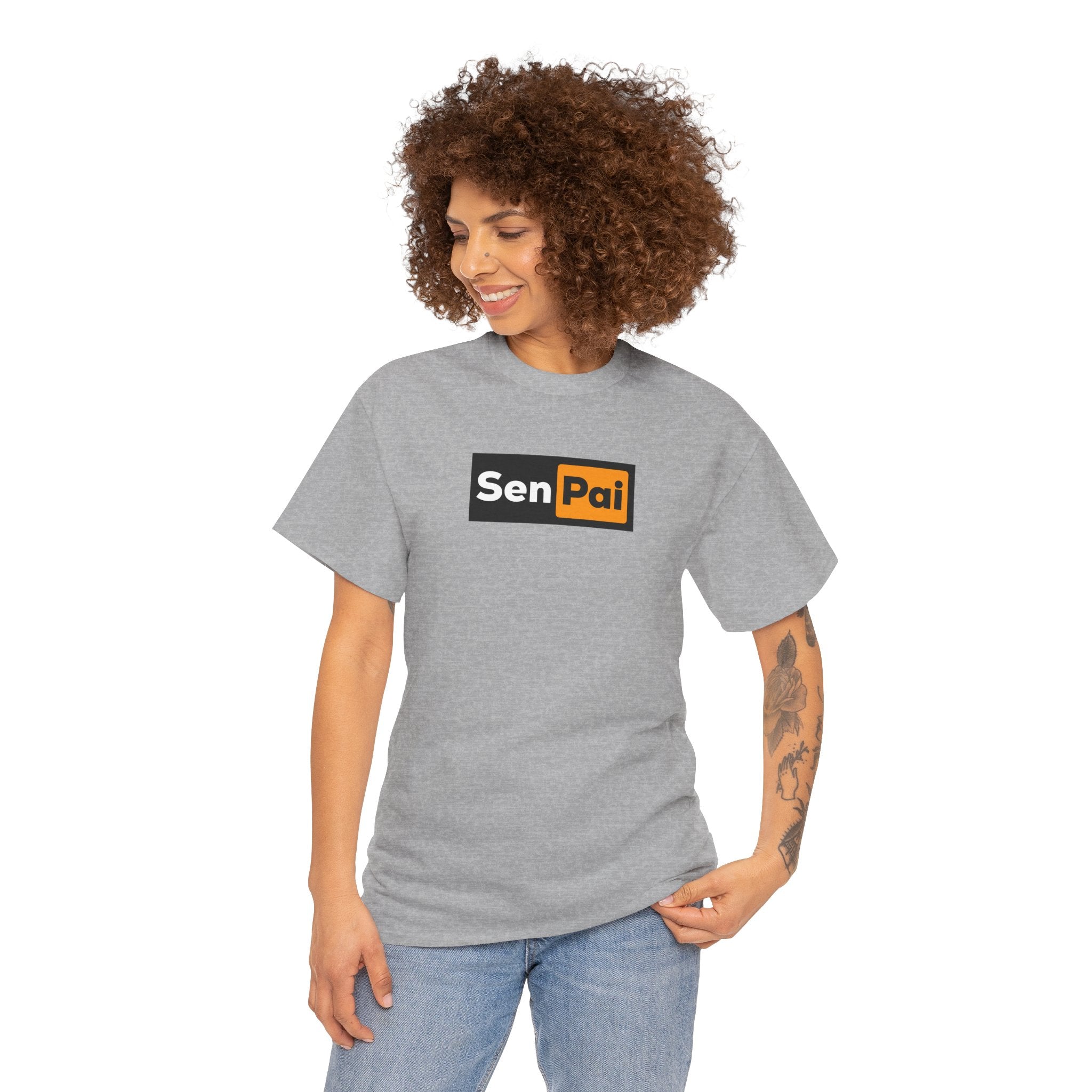 Senpai T-Shirt — Anime-Inspired Retro Box Tee