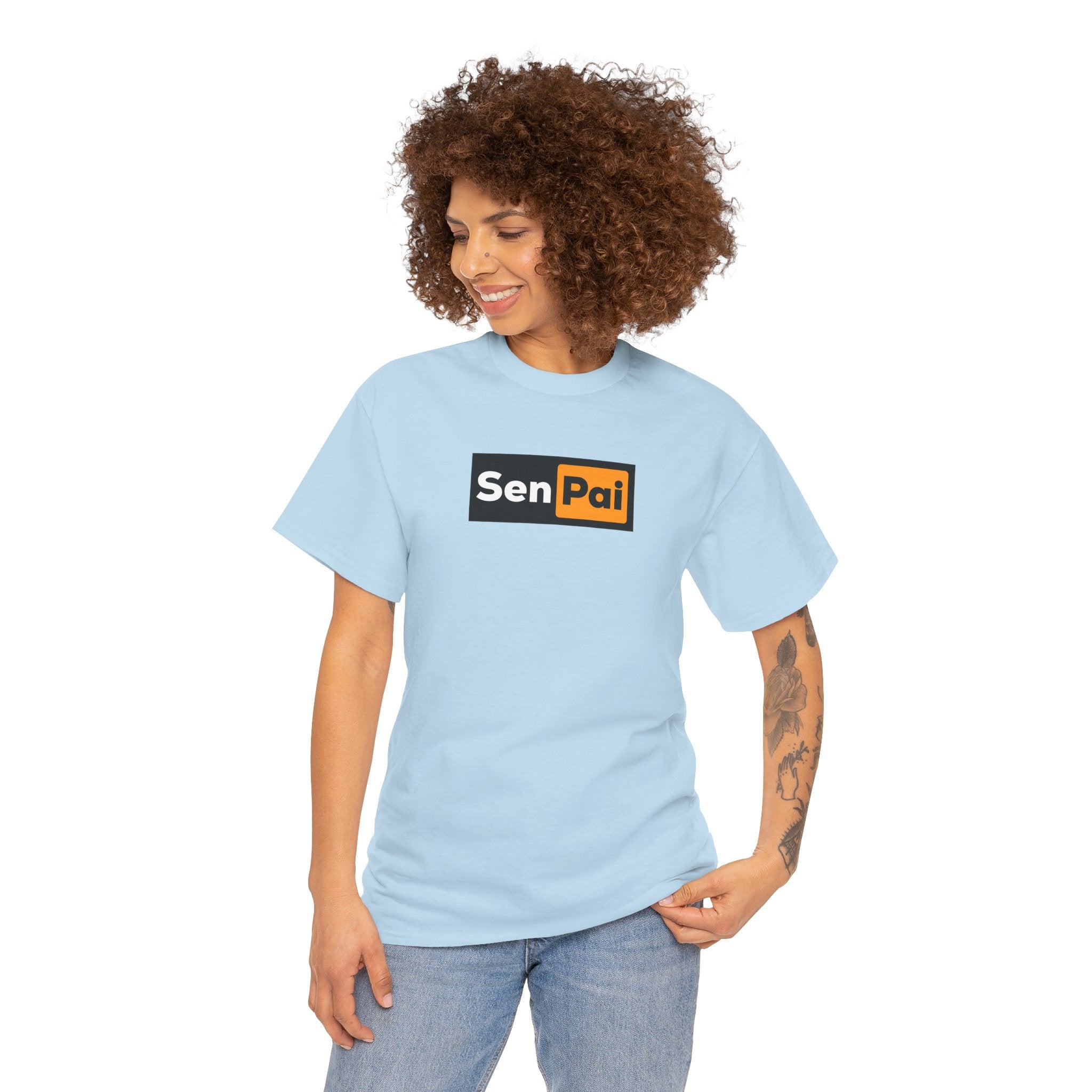 Senpai T-Shirt — Anime-Inspired Retro Box Tee