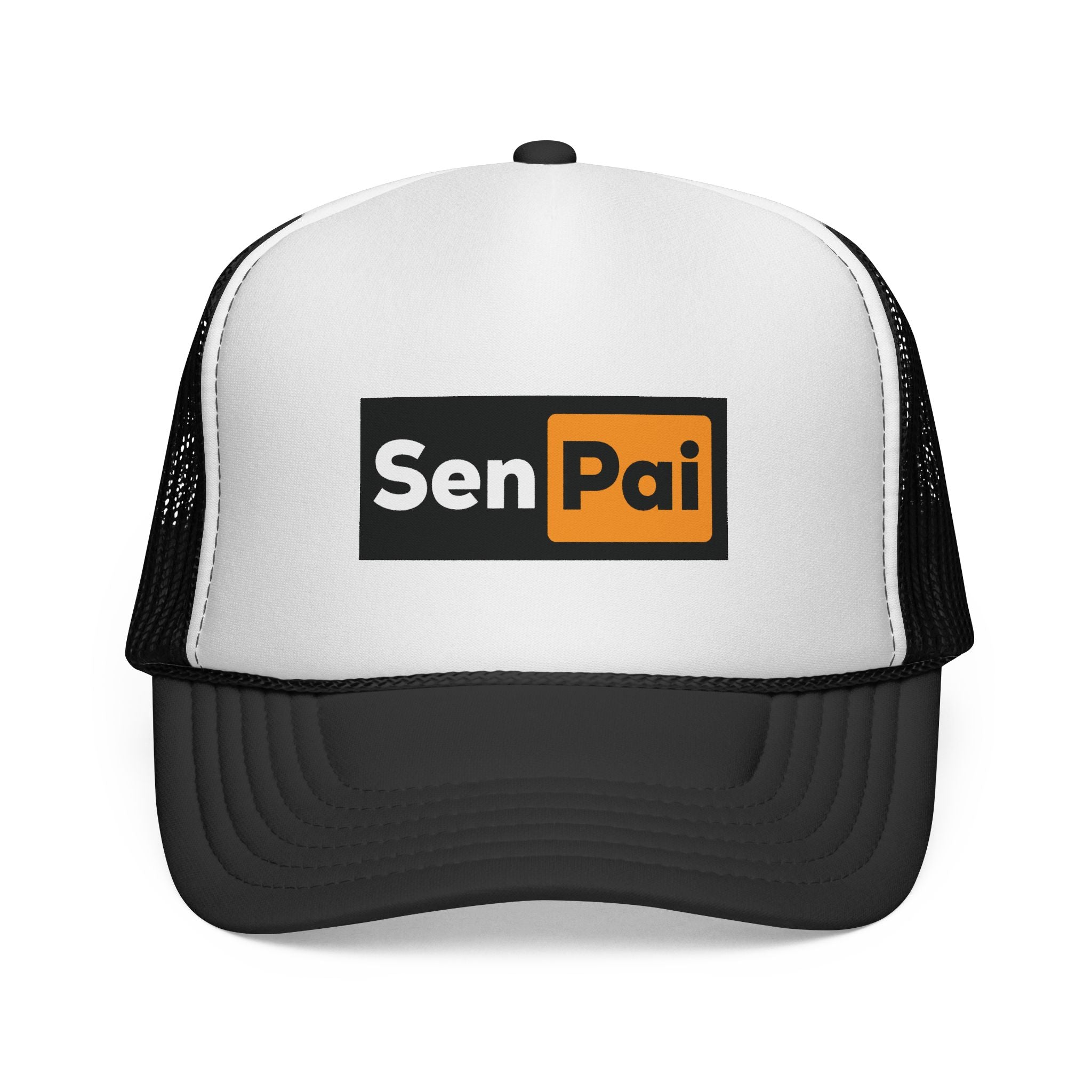 Senpai Trucker Cap – Retro Anime-Inspired Mesh Hat