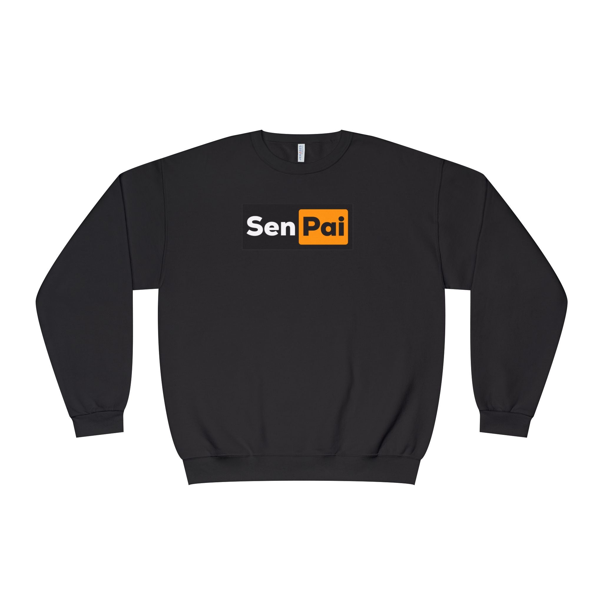 Senpai Crewneck Sweatshirt — Anime-Inspired Parody Graphic Sweatshirt