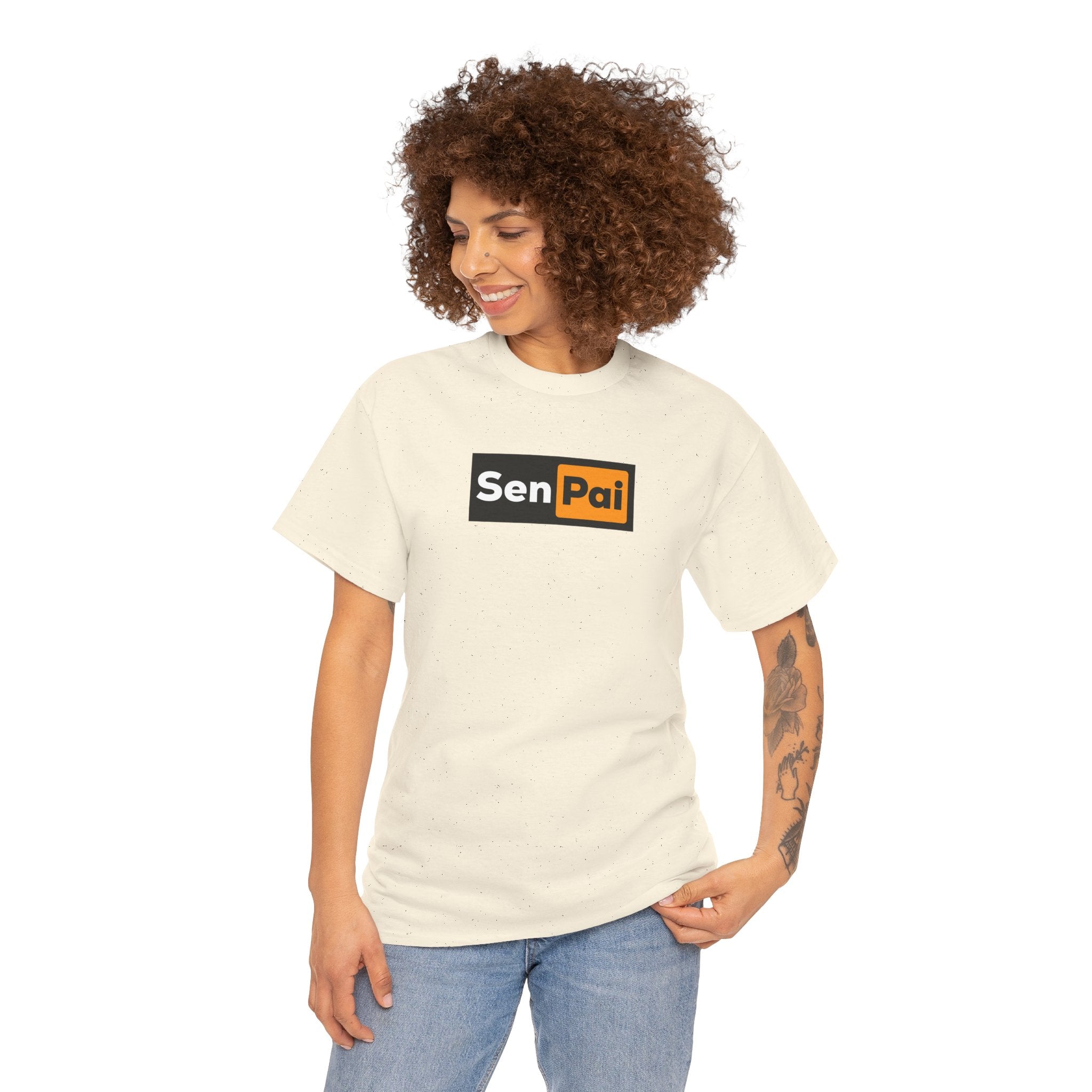 Senpai T-Shirt — Anime-Inspired Retro Box Tee