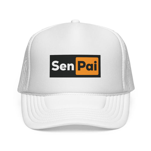 Senpai Trucker Cap – Retro Anime-Inspired Mesh Hat