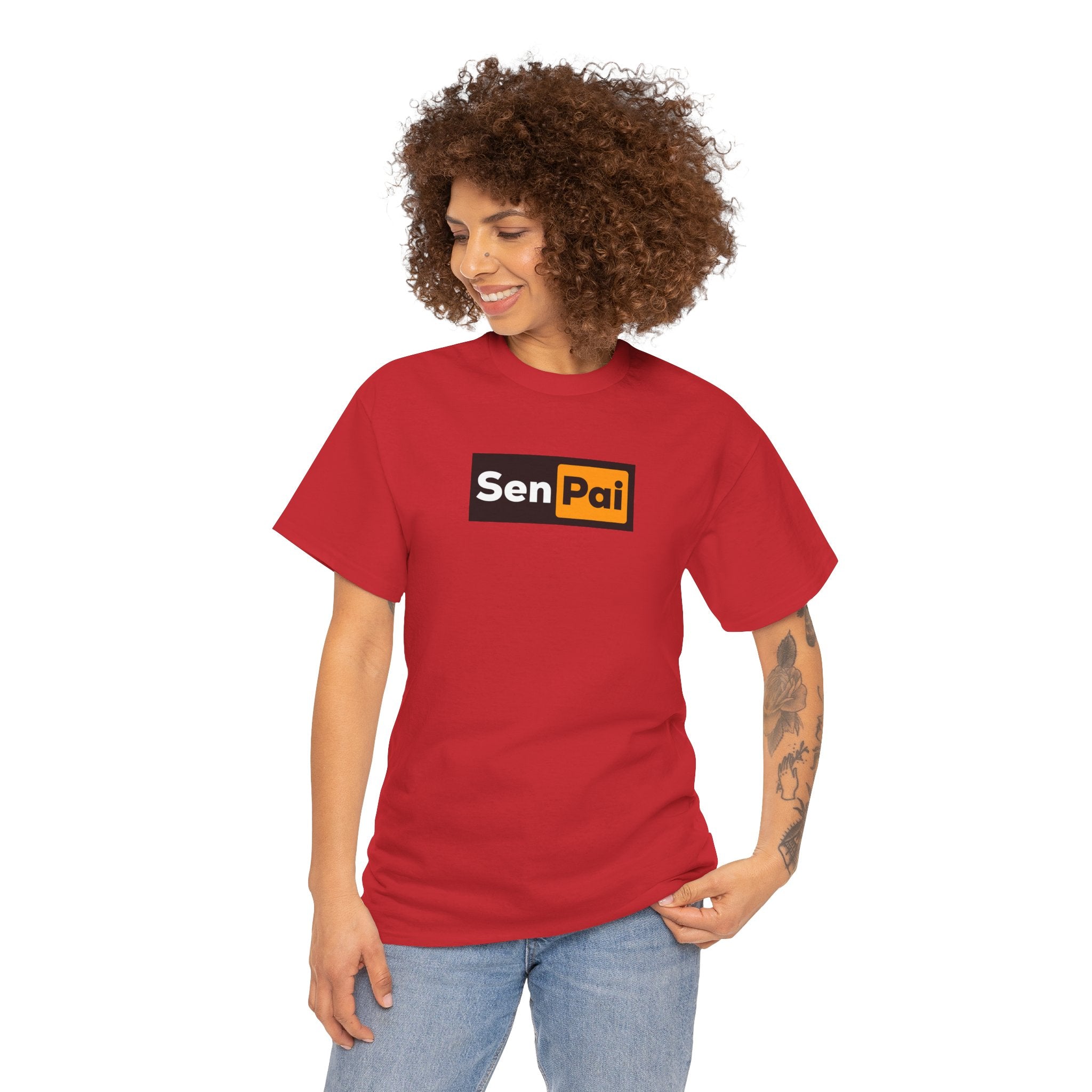 Senpai T-Shirt — Anime-Inspired Retro Box Tee