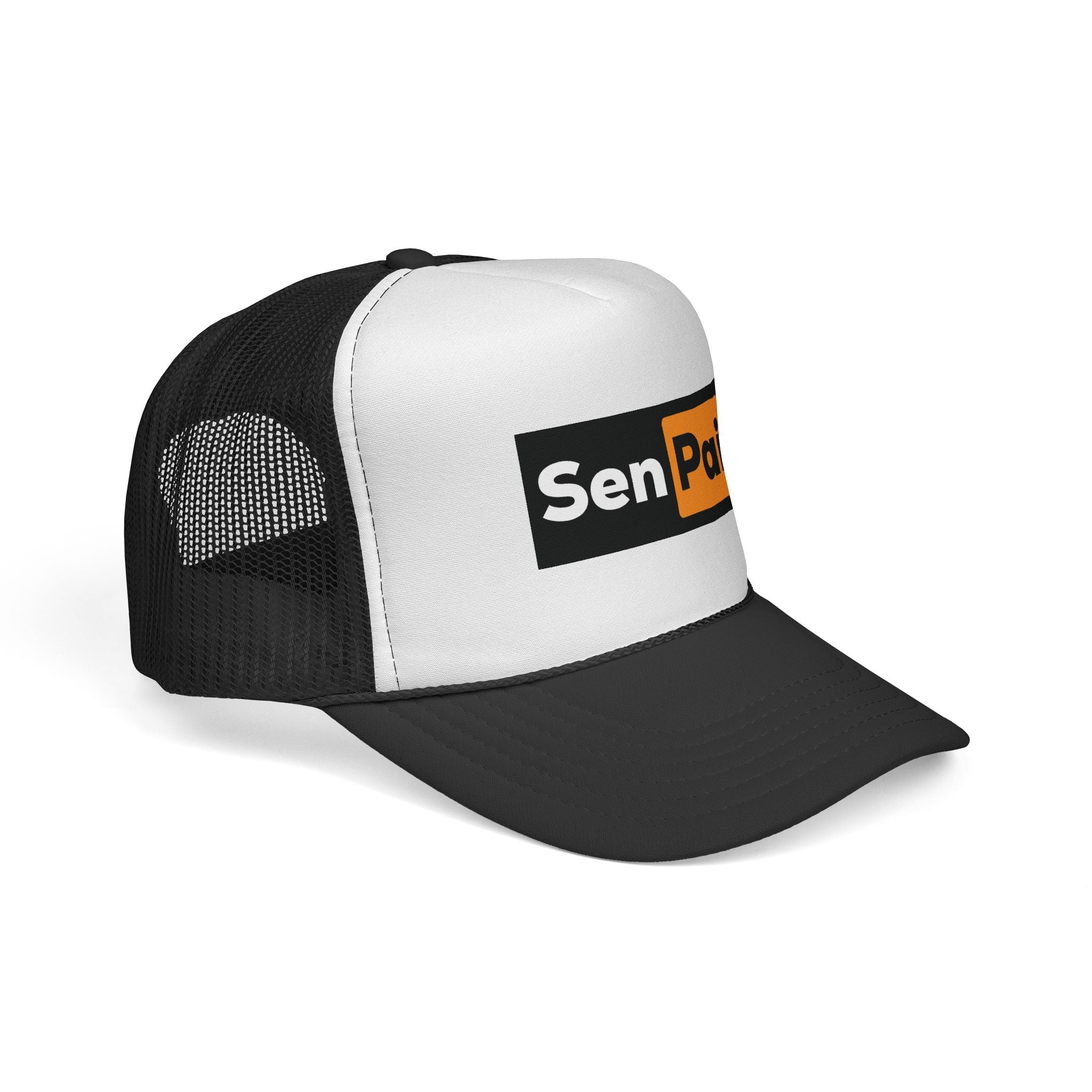 Senpai Trucker Cap – Retro Anime-Inspired Mesh Hat