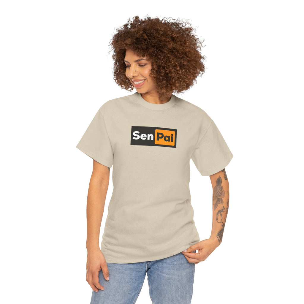 Senpai T-Shirt — Anime-Inspired Retro Box Tee