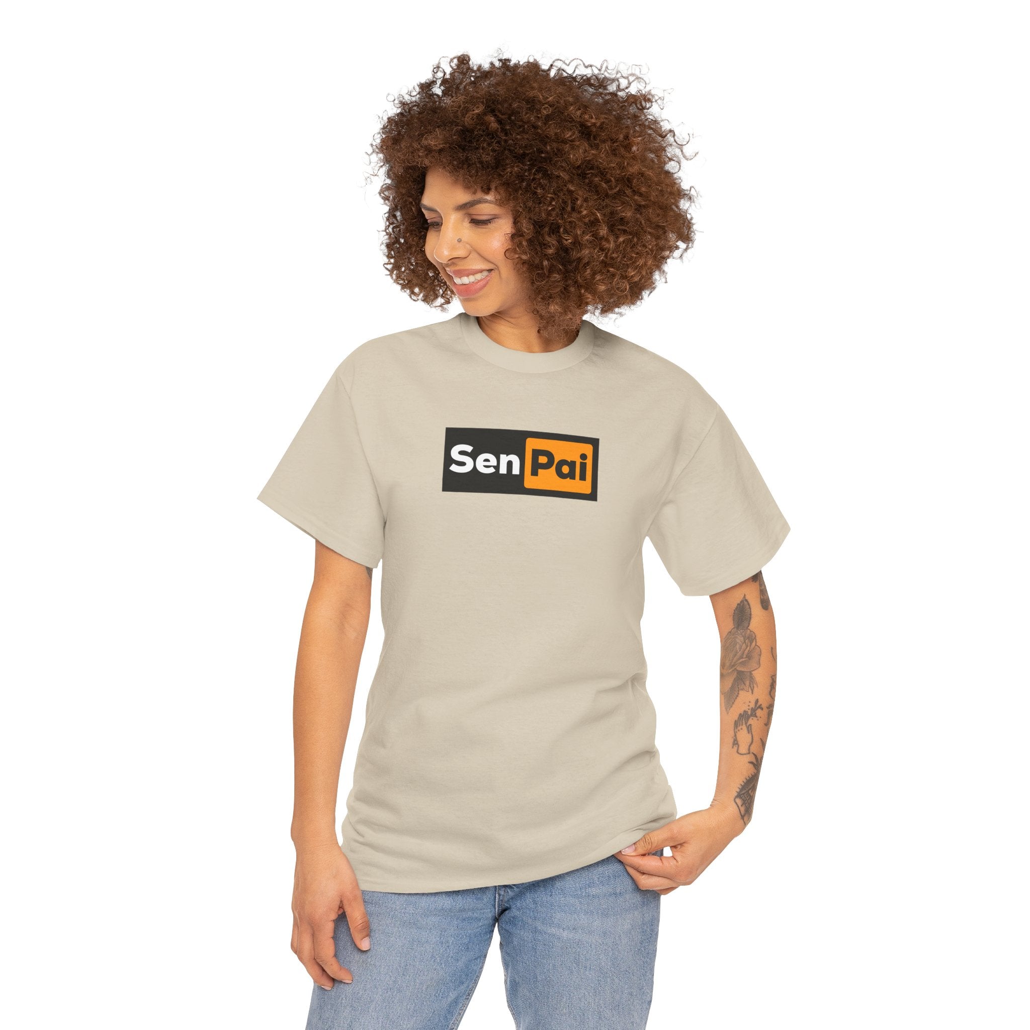 Senpai T-Shirt — Anime-Inspired Retro Box Tee